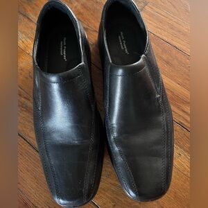 Hush Puppies Men's Dark Leather Slip-Ons